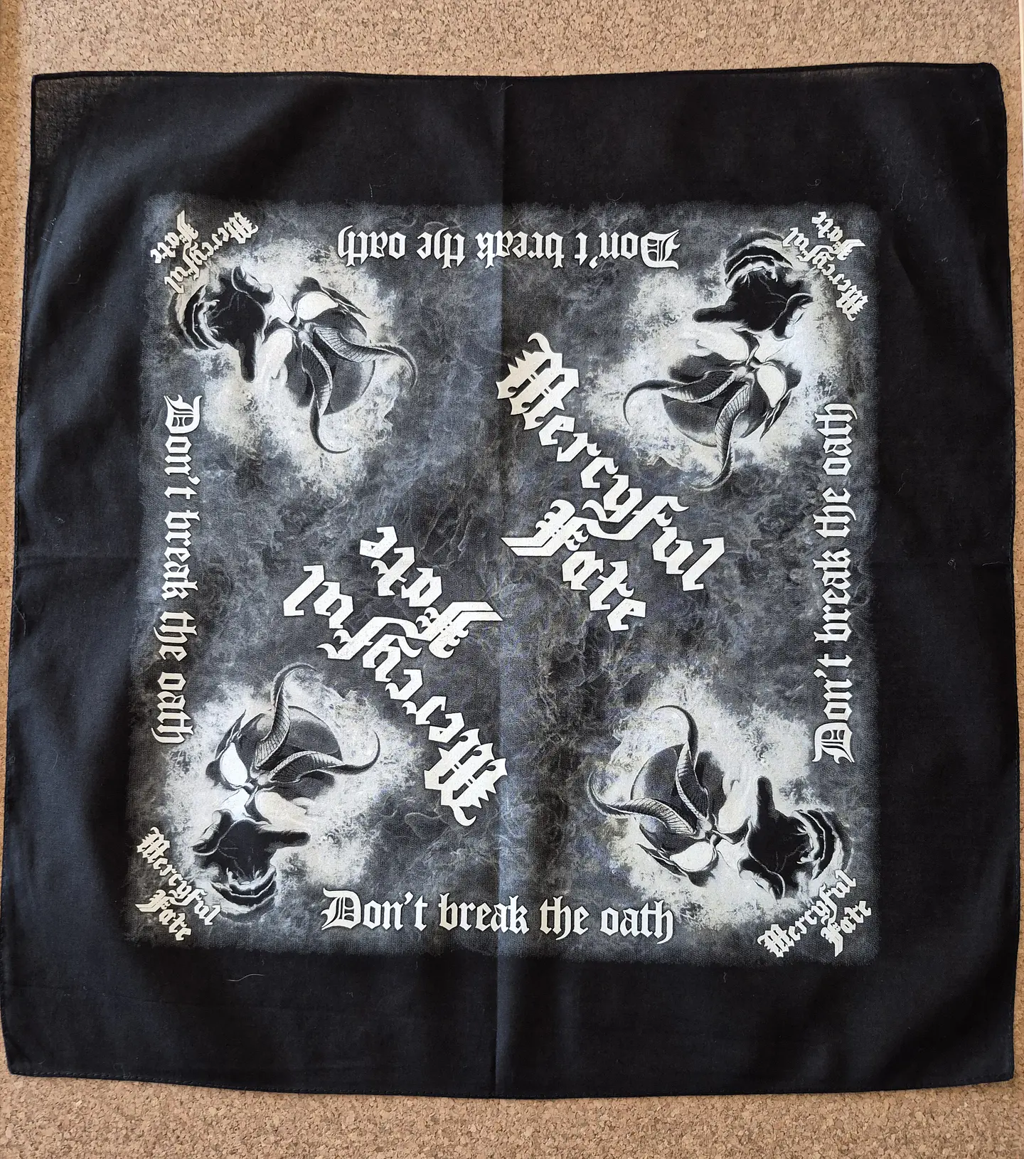 Bandana Mercyful Fate – Don't Break the Oath Classic Logo 3