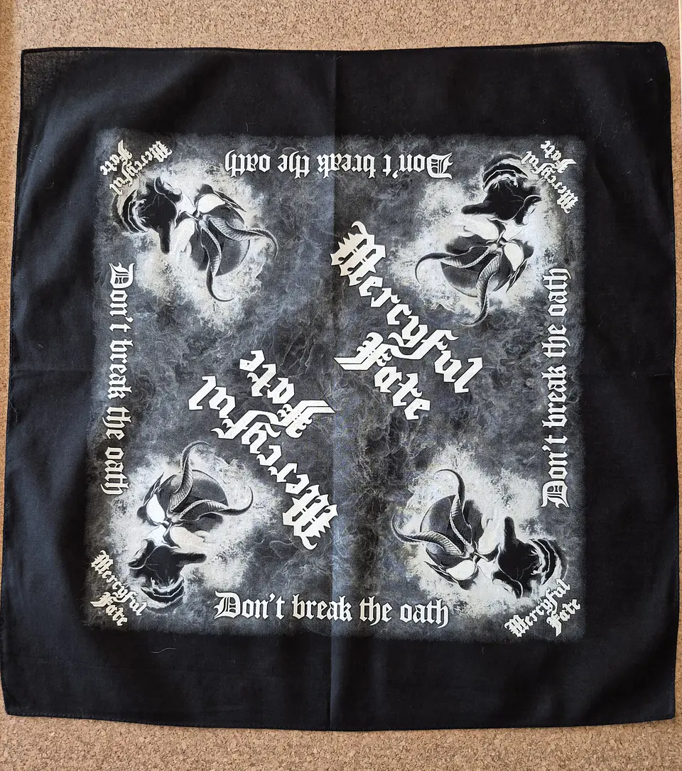 Bandana Mercyful Fate – Don't Break the Oath Classic Logo 3