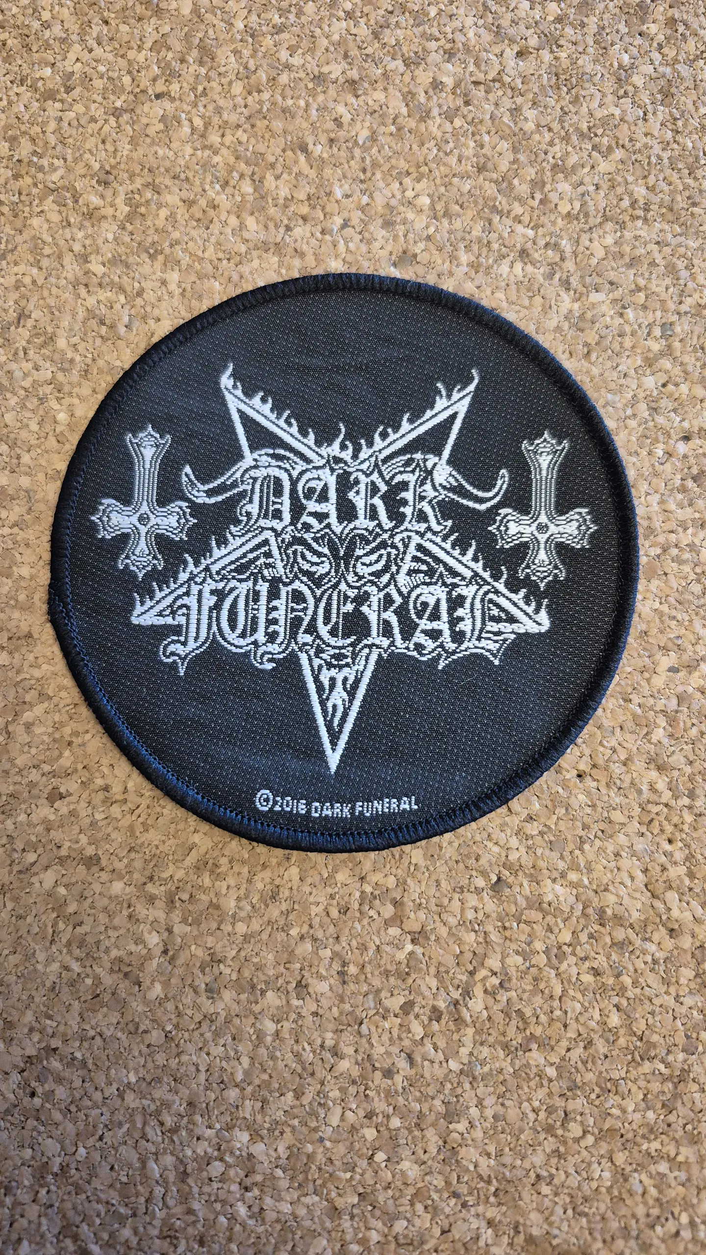 Dark Funeral Patch - Woven & Sew-on 2 Modelos 1