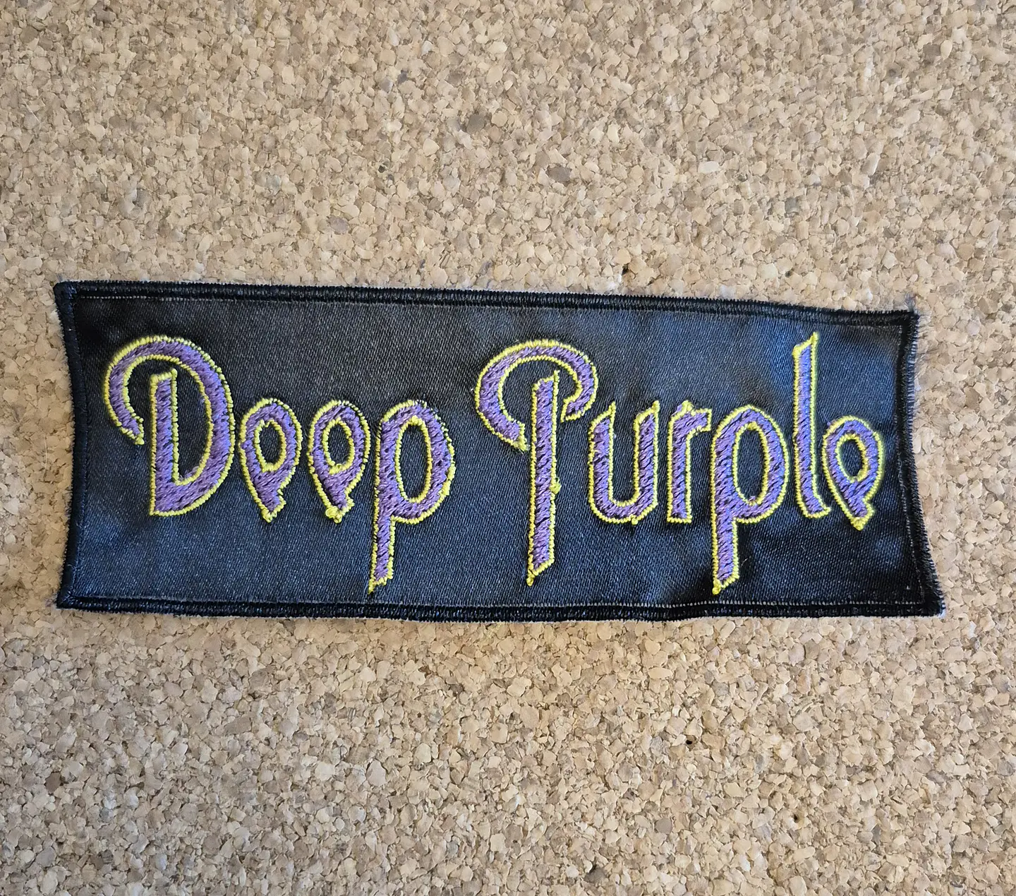 Deep Purple Patch - Embroidered (Sew-on)  1