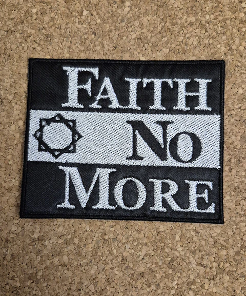 Faith No More Patch - Embroidered (Sew-on)