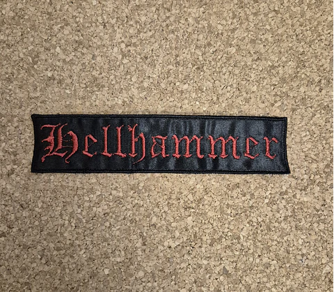 Hellhammer Patch - Embroidered (Sew-on)