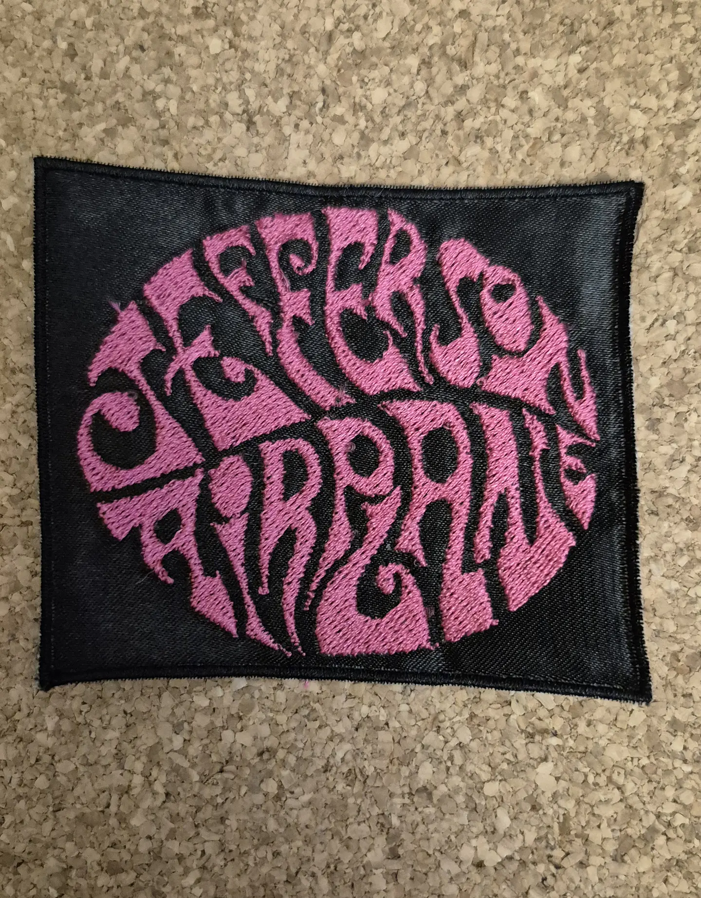 Jefferson Airplane Logo Patch - Embroidered (Sew-on) 1