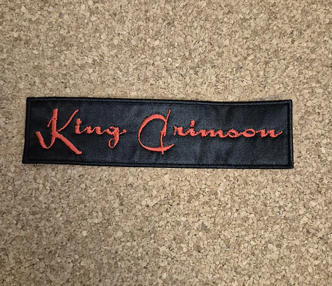 King Crimson Patch - Embroidered (Sew-on)