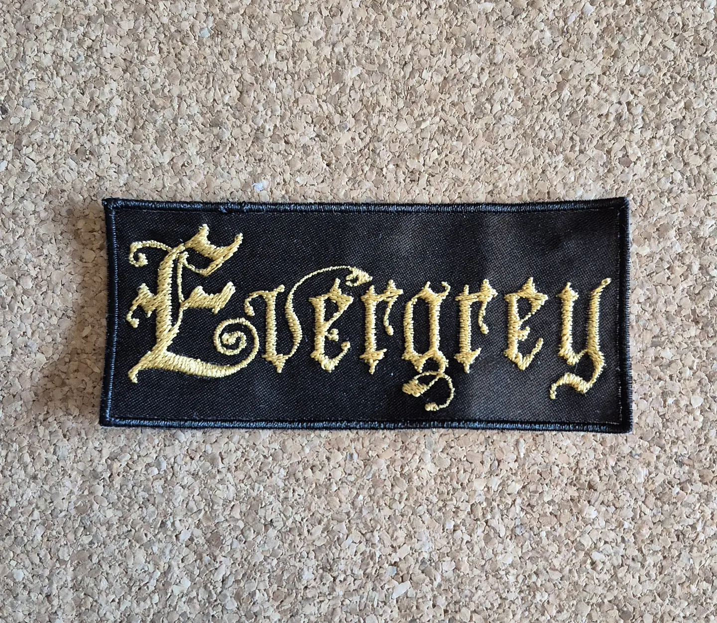 Evergrey Patch - Embroidered (Sew-on) 1