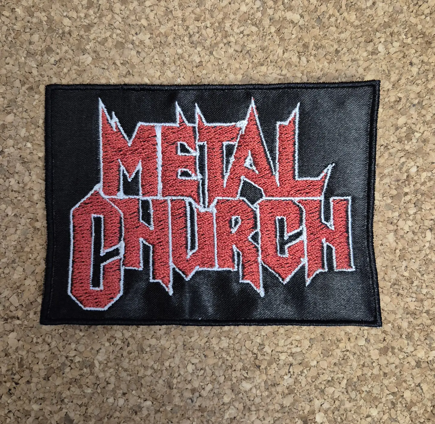 Metal Church Patch - Embroidered (Sew-on) 1