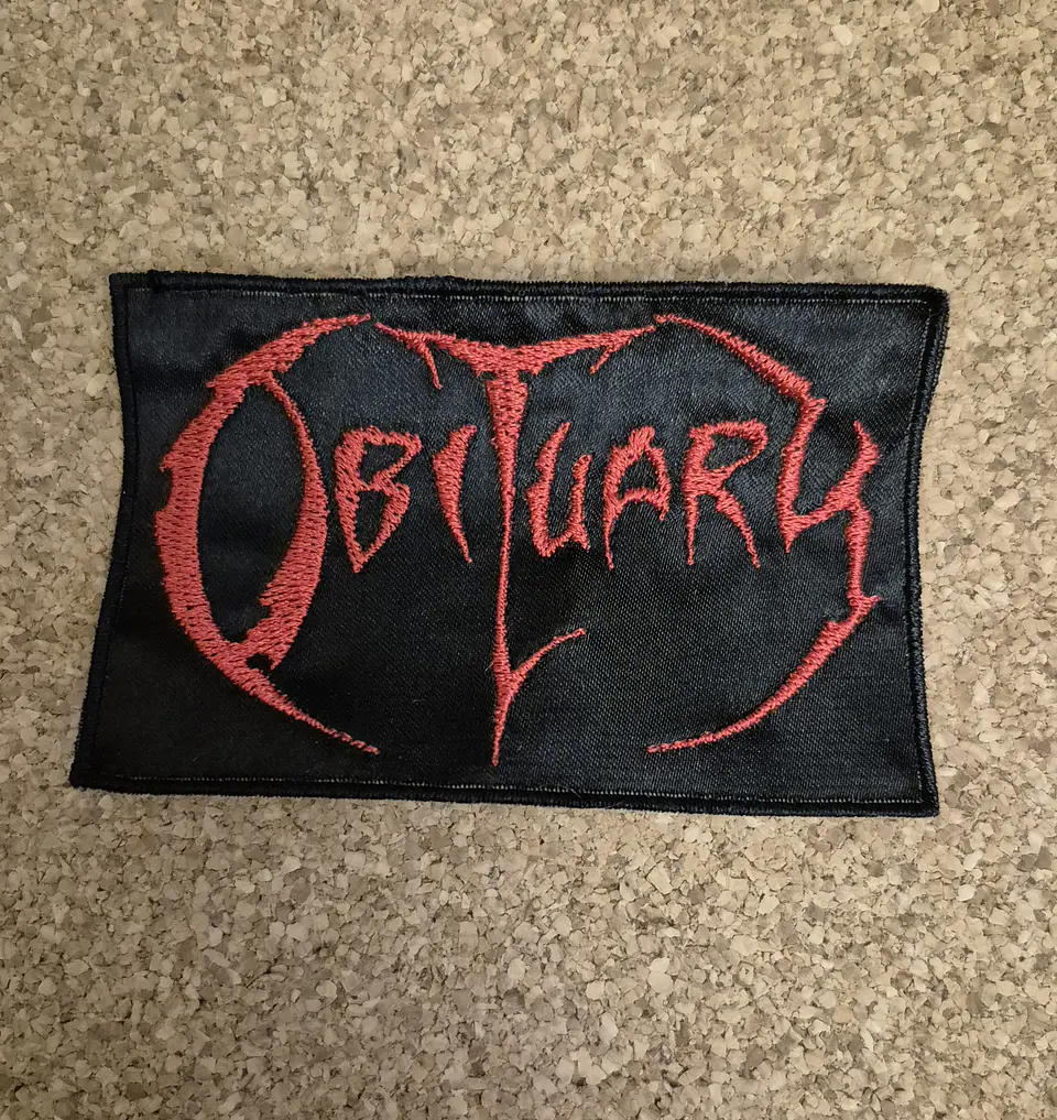 Obituary Patch - Embroidered (Sew-on) 1
