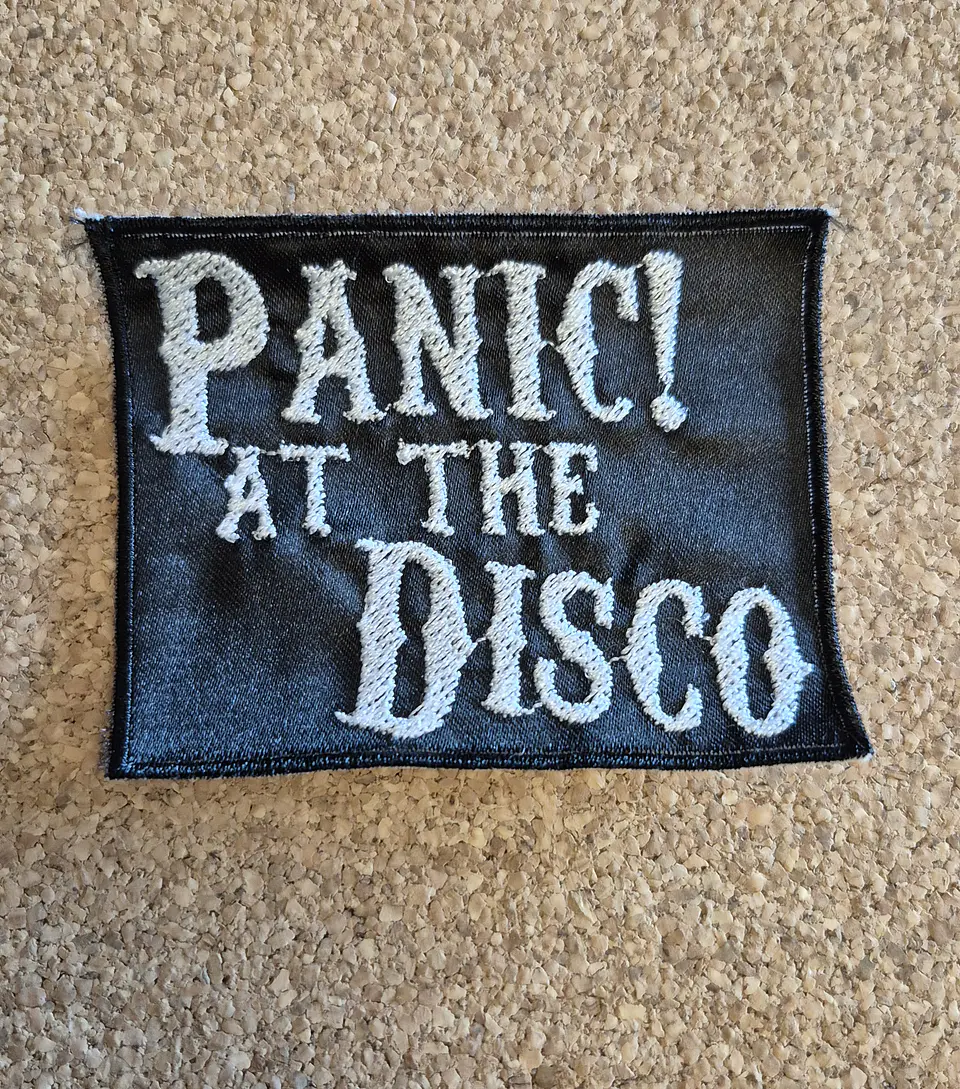 Panic At The Disco Patch - Embroidered (Sew-on)  1