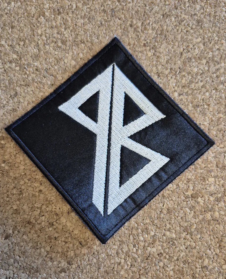 Porcelain Black Patch - Embroidered (Sew-on) 1