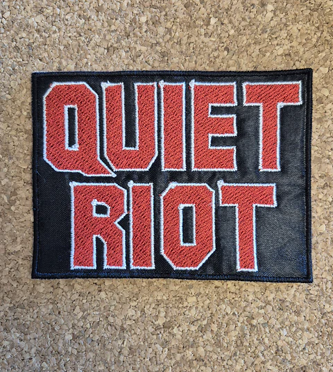 Quiet Riot Patch - Embroidered (Sew-on)