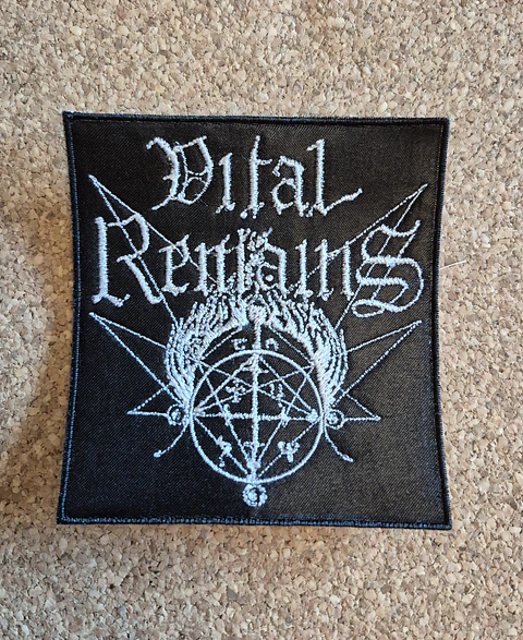 Vital Remains Patch - Embroidered (Sew-on)
