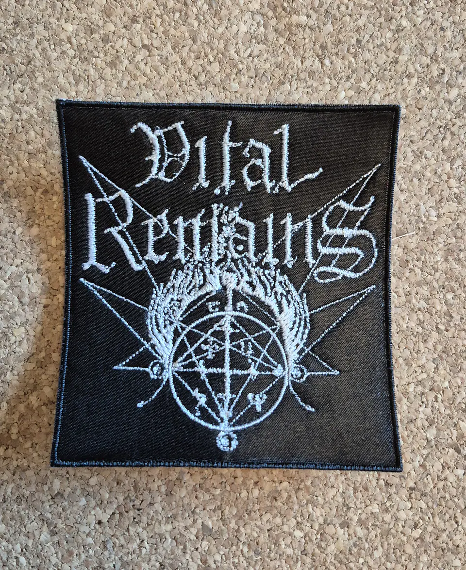 Vital Remains Patch - Embroidered (Sew-on) 1