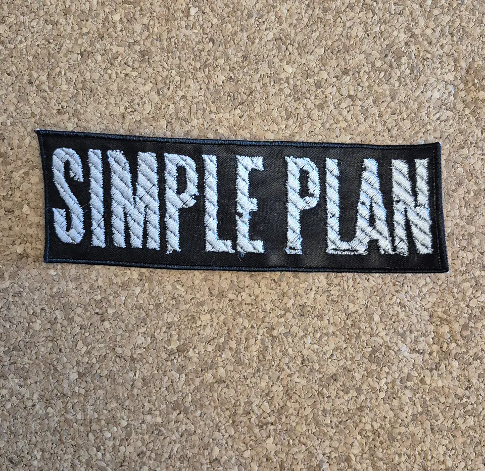 Simple Plan Patch - Embroidered (Sew-on) 1