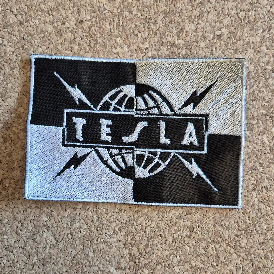 Tesla Patch - Embroidered (Sew-on) 1