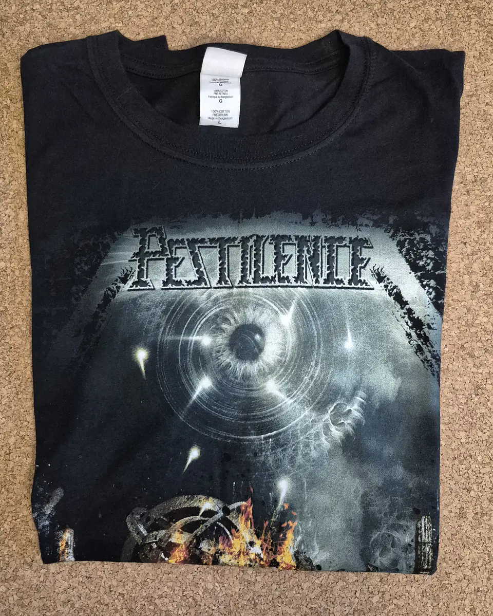 T-Shirt Pestilence (Tamanho L)  2