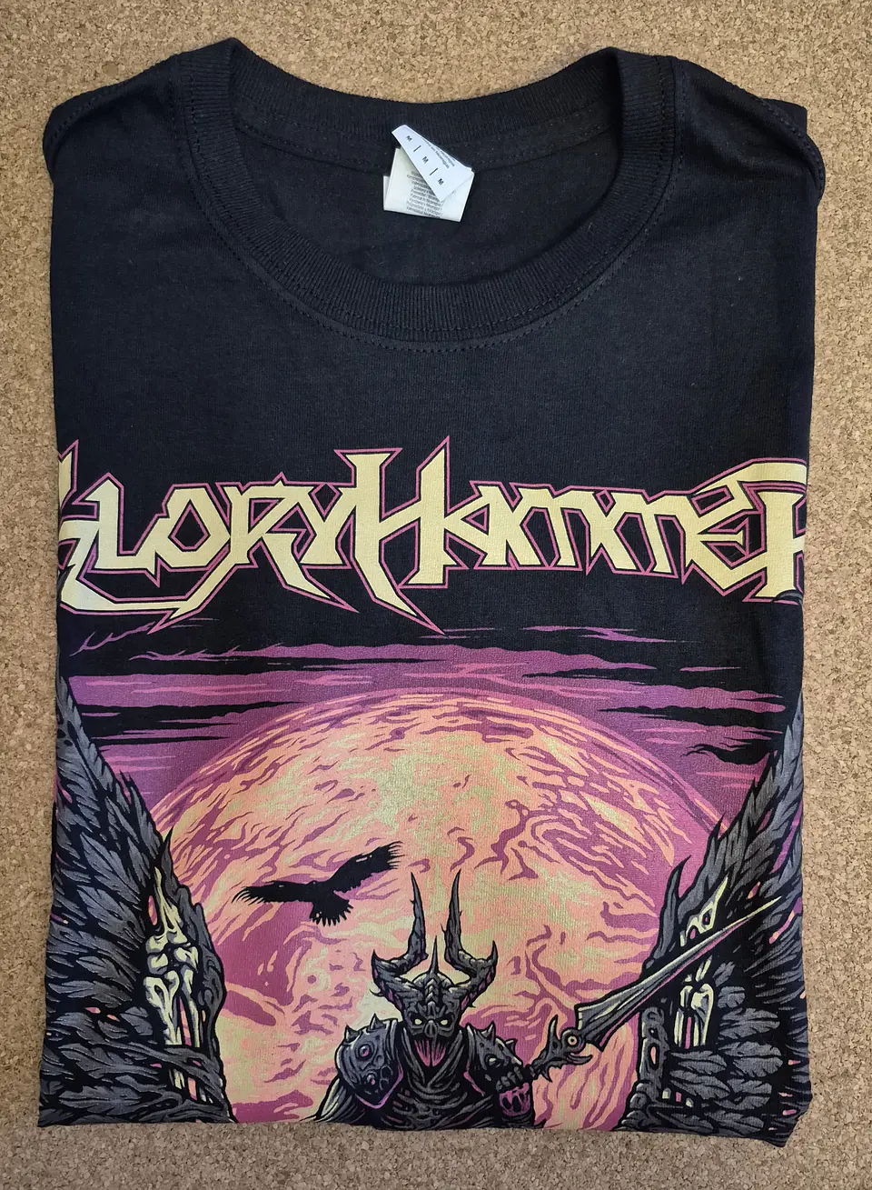 T-Shirt Gloryhammer – Masters of the Galaxy Design (Tamanho M) 2