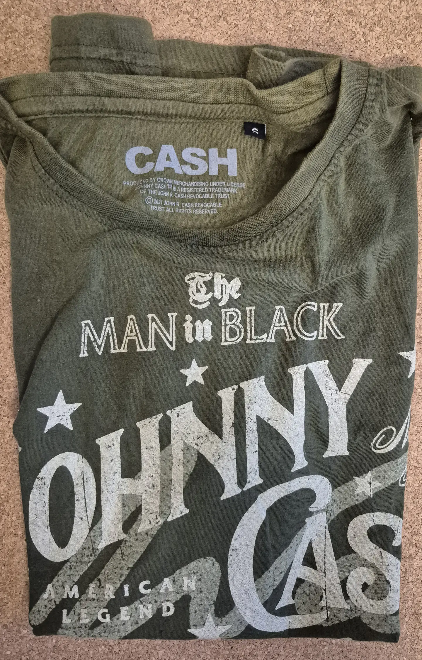 T-Shirt Johnny Cash – American Legend Classic Design (Tamanho S) 2