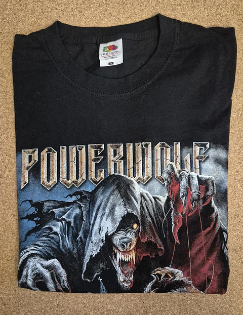 T-Shirt Powerwolf – The Sacrament of Sin Design (Tamanho S)
