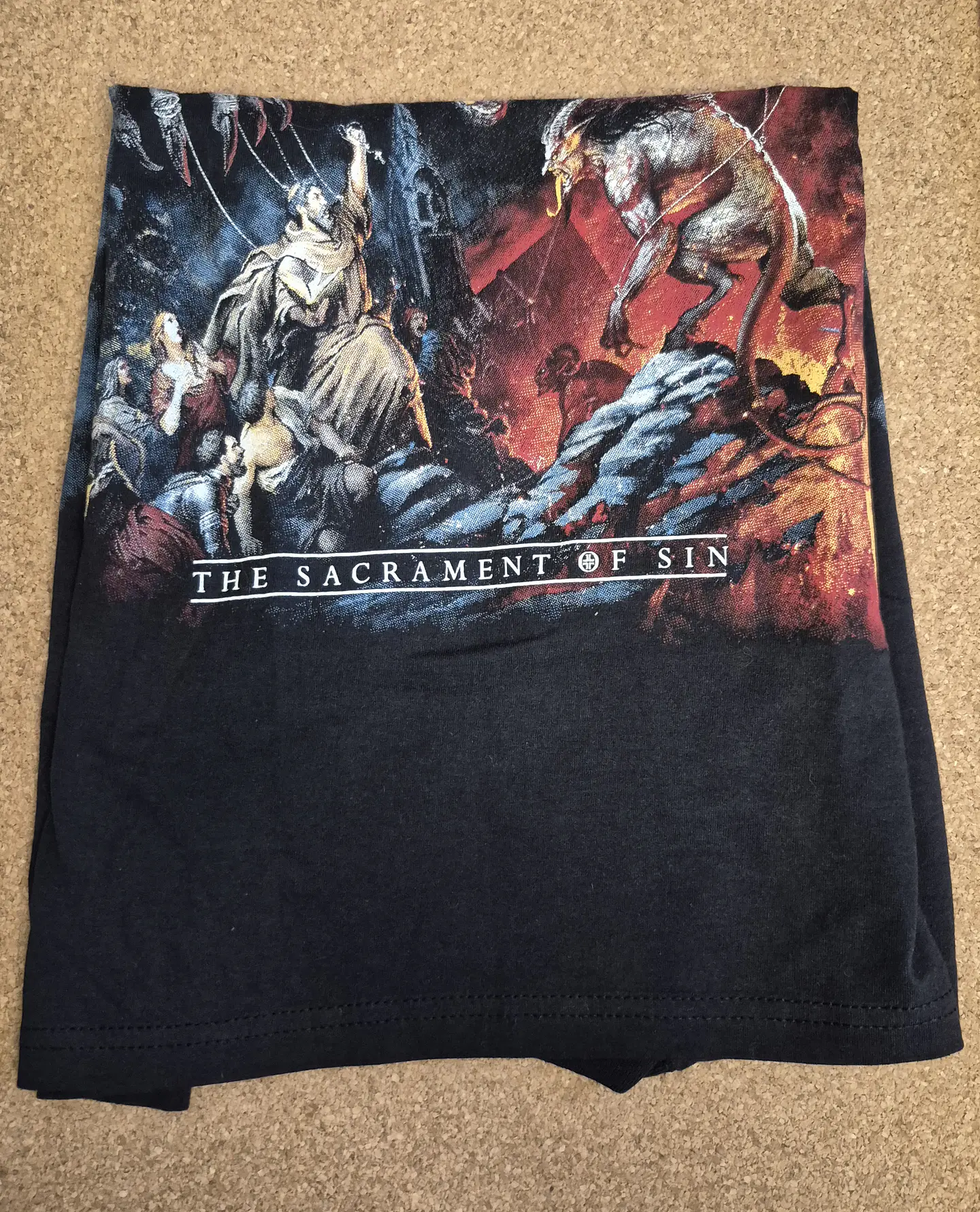 T-Shirt Powerwolf – The Sacrament of Sin Design (Tamanho S) 3