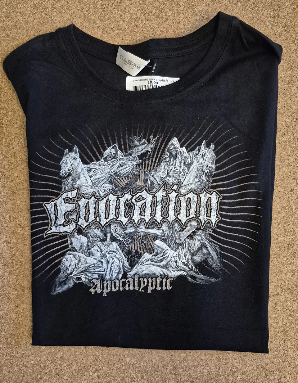 T-Shirt Evocation – Apocalyptic Graphic Design Ladies Cut (Tamanho S, M e L) 2