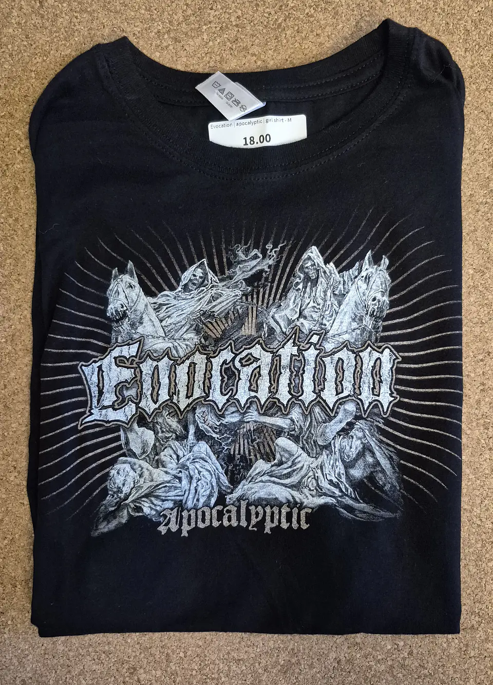 T-Shirt Evocation – Apocalyptic Graphic Design Ladies Cut (Tamanho S, M e L) 5
