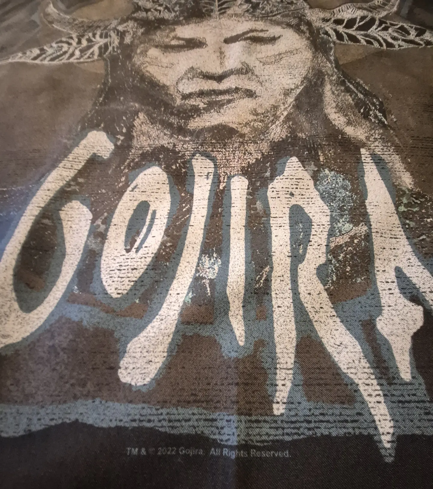 Bandeira Gojira – Fortitude Album Design Flag (65x105cm) 3