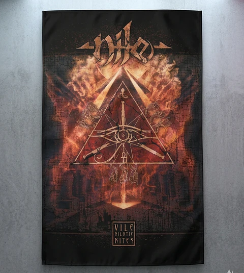 Bandeira Nile – Nilotic Bites Graphic Design Flag (65x105cm)