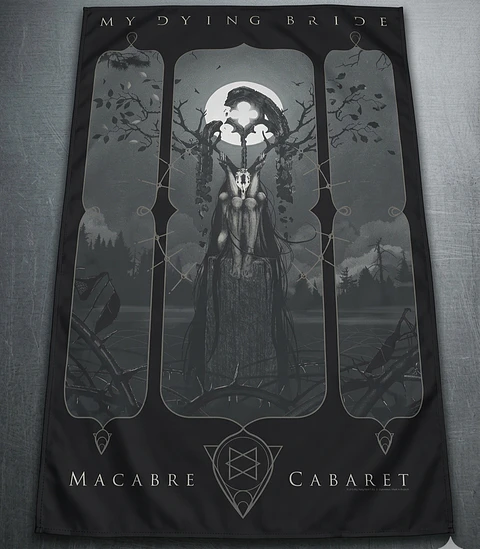 Bandeira My Dying Bride – Macabre Cabaret Album Design Flag (65x105cm)