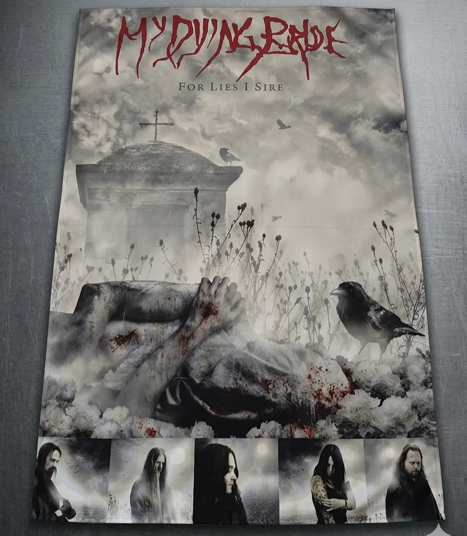 Bandeira My Dying Bride – For Lies I Sire Album Design Flag (65x105cm) 1