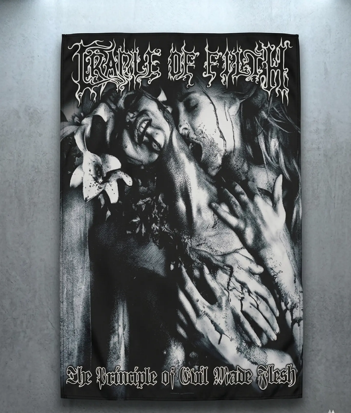 Bandeira Cradle of Filth – The Principle of Evil Made Flesh Album Design Flag (65x105cm) 1