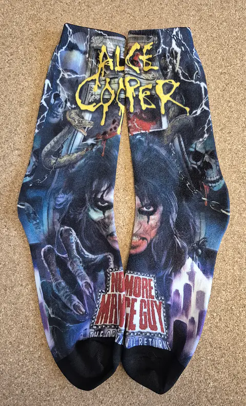 Meias Alice Cooper - Tamanho Único
