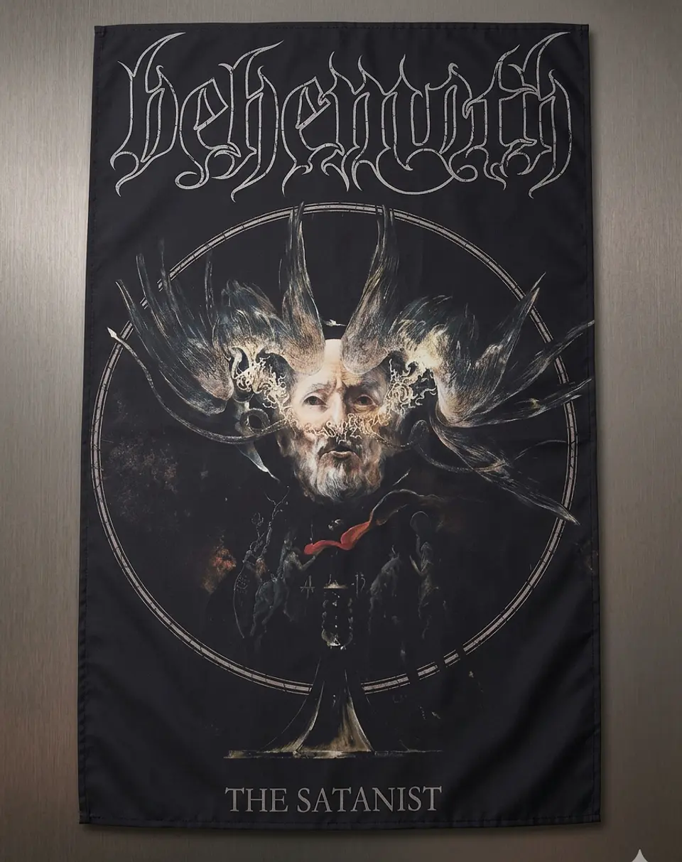 Bandeira Behemoth – The Satanist Design Flag (65x105cm) 1