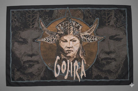 Bandeira Gojira – Fortitude Album Design Flag (65x105cm)