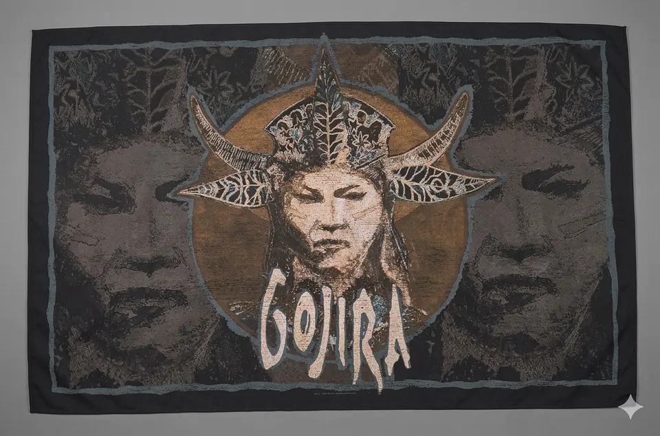 Bandeira Gojira – Fortitude Album Design Flag (65x105cm) 1