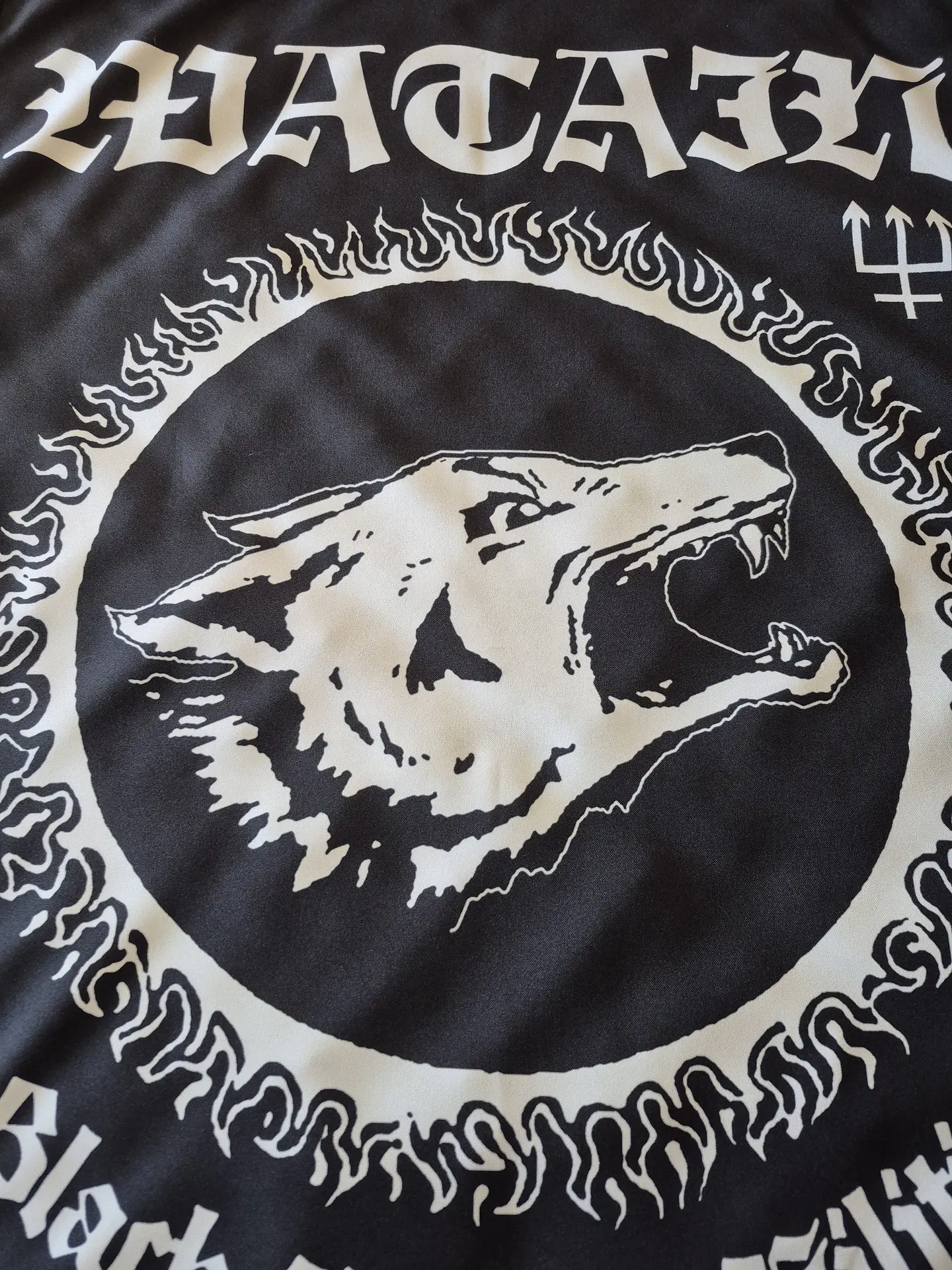 Bandeira Watain – Black Metal Militia Flag (65x105cm) 2