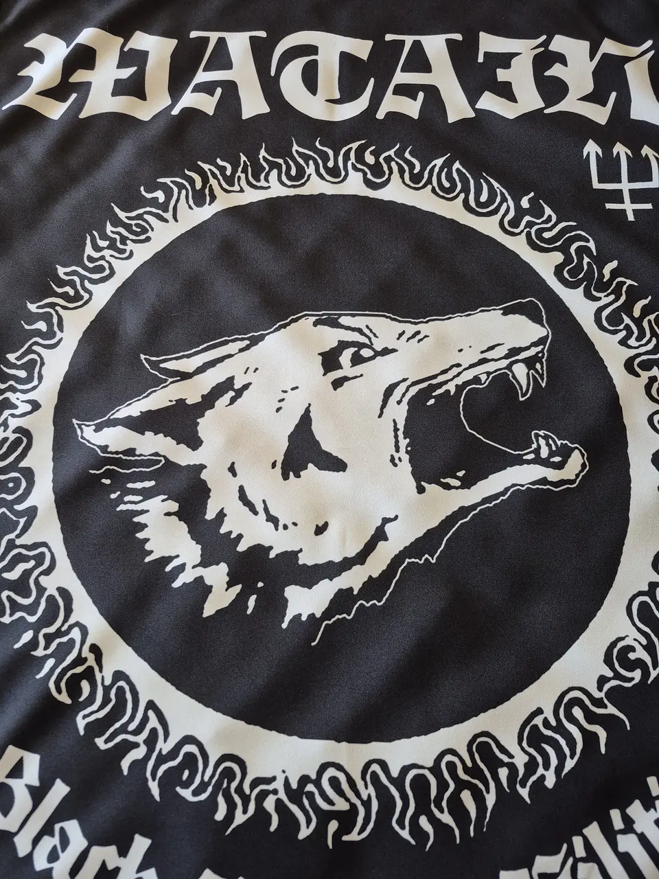 Bandeira Watain – Black Metal Militia Flag (65x105cm) 2