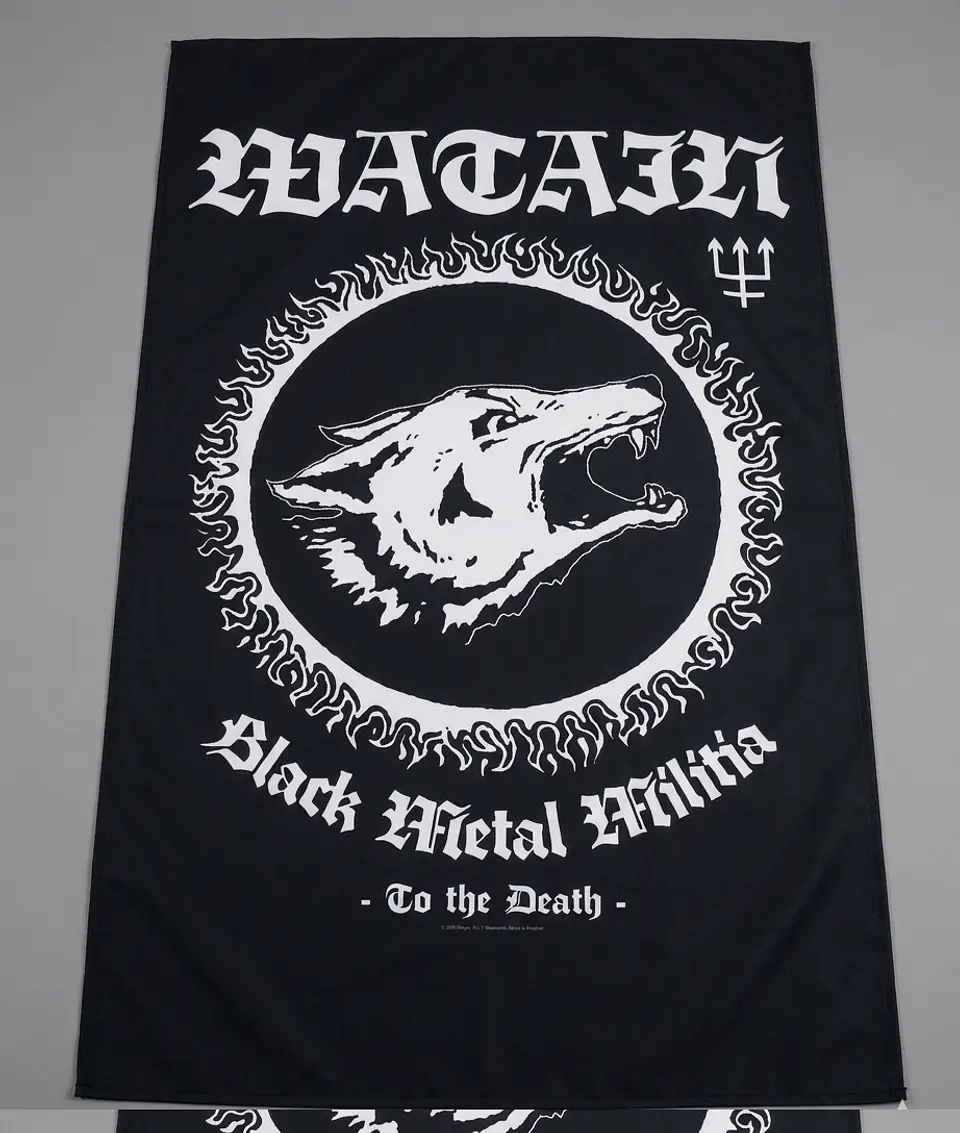 Bandeira Watain – Black Metal Militia Flag (65x105cm) 1