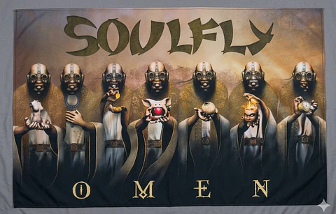 Bandeira Soulfly – Omen Album Design Flag (65x105cm)