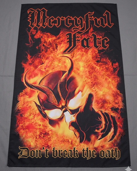 Bandeira Mercyful Fate – Don't Break the Oath Album Design Flag (65x105cm)