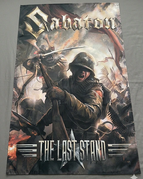 Bandeira Sabaton – The Last Stand Album Design Flag (65x105cm)