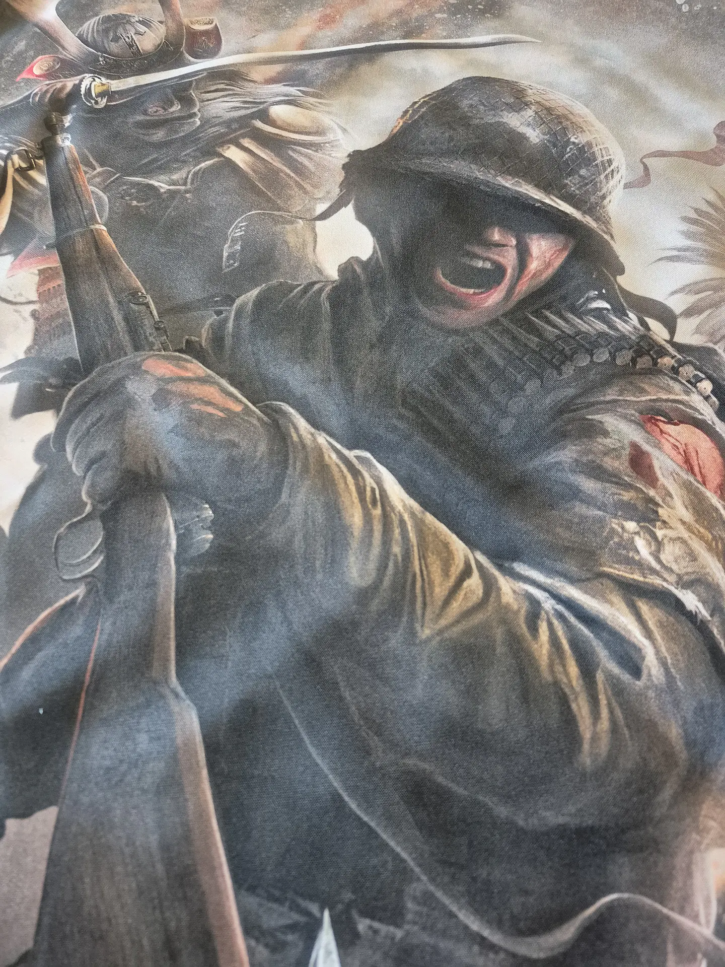 Bandeira Sabaton – The Last Stand Album Design Flag (65x105cm) 2
