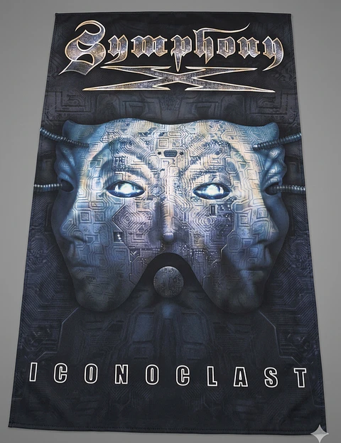 Bandeira Symphony X – Iconoclast Album Design Flag (65x105cm)