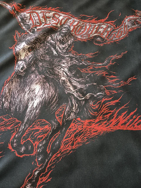 Bandeira Deströyer 666 – Wildfire Album Design (70x100cm) c/ Ilhós