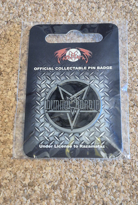 Pin Dimmu Borgir - Pentagrama Logótipo (Double Clutch)