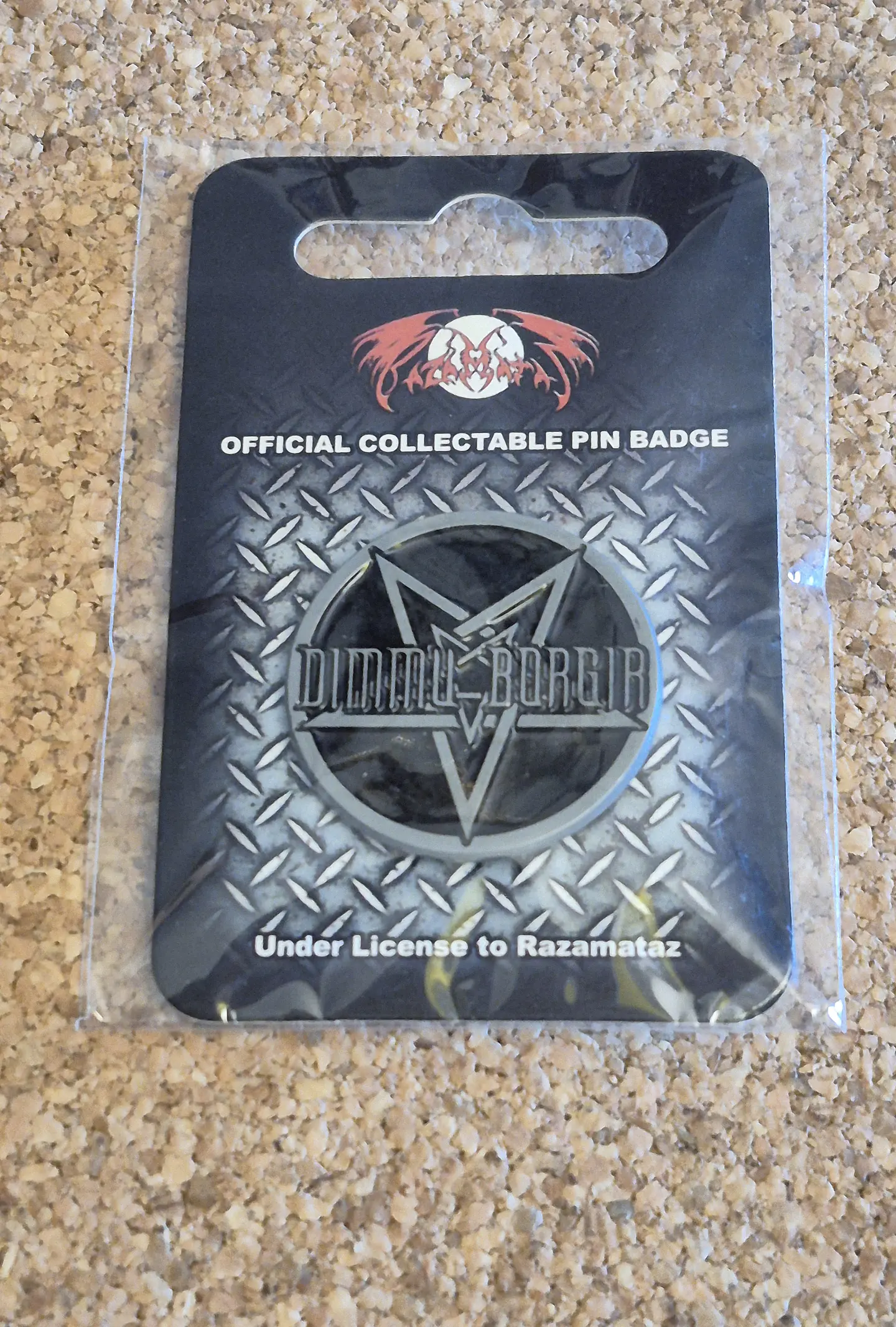 Pin Dimmu Borgir - Pentagrama Logótipo (Double Clutch) 1