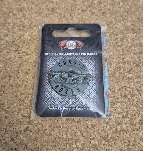Pin Guns N' Roses - Bullet Logo (Double Clutch)