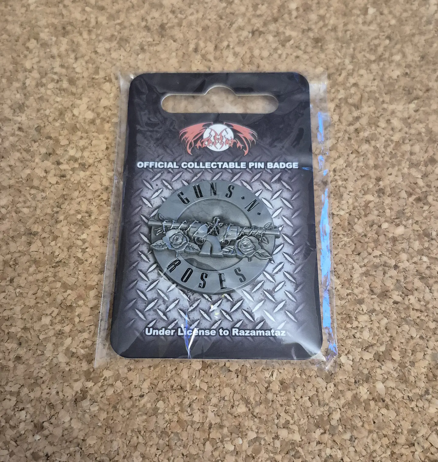 Pin Guns N' Roses - Bullet Logo (Double Clutch) 1