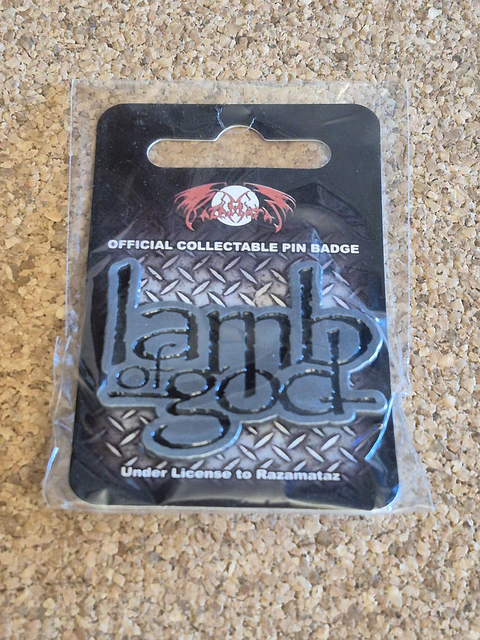 Pin Lamb of God - Logótipo Clássico (Double Clutch)