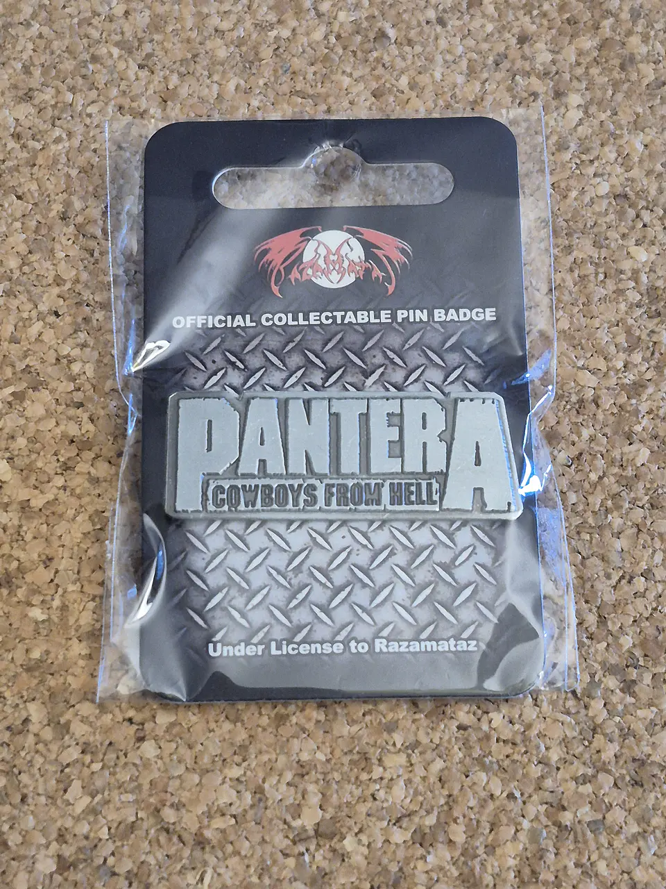Pin Pantera - Cowboys from Hell Logo (Double Clutch) 1