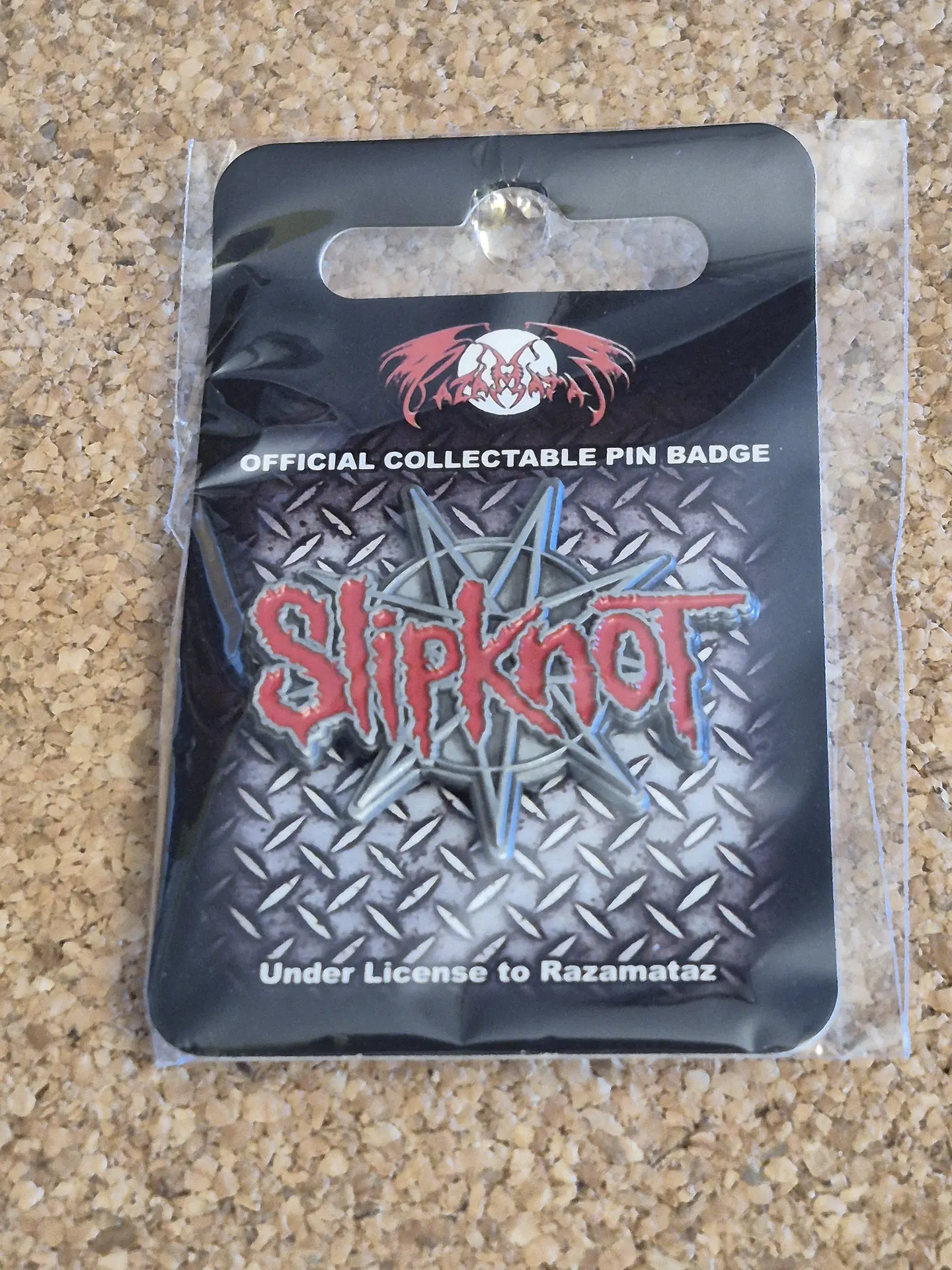 Pin Slipknot - Nonagram Logo (Double Clutch) 1